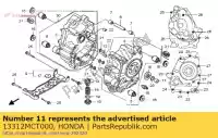 13312MCT000, Honda, col, l. côté carter honda fjs 400 600 2005 2006 2009 2010 2011 2012, Nouveau