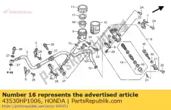 Here you can order the no description available at the moment from Honda, with part number 43530HP1006: