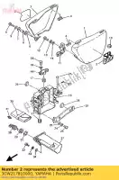 3GW217810000, Yamaha, emblema 1 yamaha sr 500, Novo