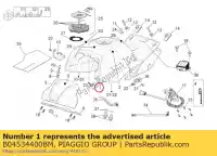 B04534400BM, Piaggio Group, depósito de combustible pintado glam blanco aprilia rsv rsv4 rsv4 tuono tuono 1000 2013 2014, Nuevo