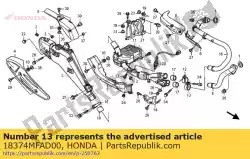 Tutaj możesz zamówić zespó?, np. Rura od Honda , z numerem części 18374MFAD00: