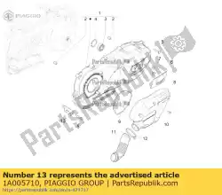 Here you can order the support bracket from Piaggio Group, with part number 1A005710: