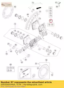 ktm 00050000968 zestaw szprych tylnych '16 - Dół