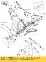 920091729, Kawasaki, vis kawasaki d tracker klx 125 150, Nouveau