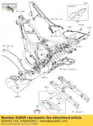 Qui puoi ordinare vite da Kawasaki , con numero parte 920091729: