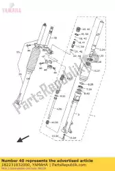 Aquí puede pedir circlip de Yamaha , con el número de pieza 1B2231832000: