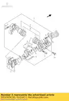 5914505C50, Suzuki, perno, carcasa suzuki gs gsf gsx gsx r rf rg sv tl 250 500 600 650 750 900 1000 1100 1200 1300 1986 1987 1988 1989 1996 1997 1998 1999 2000 2001 2002 2003 2004 2005 2006 2007, Nuevo