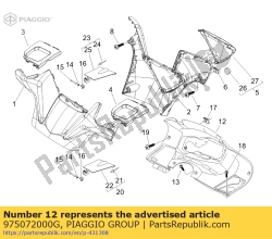 Aprilia 975072000G, Pneumatico, OEM: Aprilia 975072000G