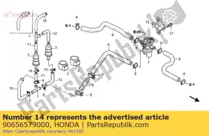 Honda 90656579000 clip,air bleed - Bottom side