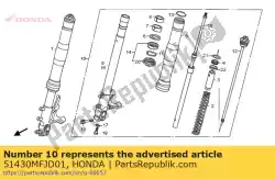 Aquí puede pedir compuerta amortiguadora, fr de Honda , con el número de pieza 51430MFJD01: