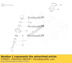 Qui puoi ordinare set di cilindri da Piaggio Group , con numero parte 576825: