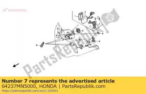 Honda 64237MN5000 support, jet d'air c - La partie au fond