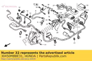 Honda 30450MBBE31 converter unit comp., c.d - Bottom side