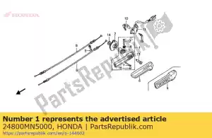 Honda 24800MN5000 bar assy., rvs. - Lado inferior
