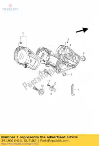 suzuki 3412001H10 velocidade e tacome - Lado inferior