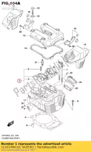 suzuki 1110148G10 testata, cilindro - Il fondo