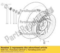 666720, Piaggio Group, pneumatico (borracha em v) 130 / 80-12 