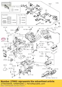 kawasaki 270020006 relay-assy,signal lamp kle650a - Bottom side