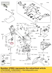 Kawasaki 270030080 corno - Il fondo