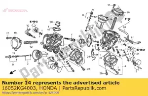 Honda 16052KG4003 mola, bobina de compressão - Lado inferior