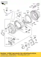 110601561, Kawasaki, joint kawasaki klf300 4x4 300 , Nouveau