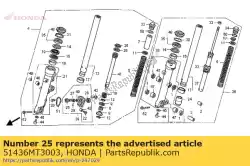 Qui puoi ordinare pistone comp. Da Honda , con numero parte 51436MT3003: