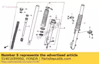 51401KB9960, Honda, spg., fr.fork honda nx transcity  nx125 125 , Nuovo