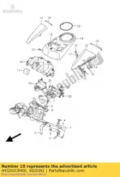 Here you can order the bracket,fuel ta from Suzuki, with part number 4452023H00: