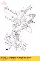 5EL221890000, Yamaha, boot, rubber yamaha bt xvs 1100 1999 2000 2001 2002 2003 2004 2005 2006, New