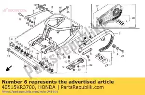 Honda 40515KR3700 deslizador, caja de cadena - Lado inferior