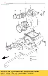 Here you can order the clamp from Suzuki, with part number 0940114404: