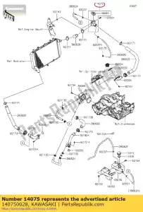 kawasaki 140750028 cap-assy zx1000lef - Bottom side