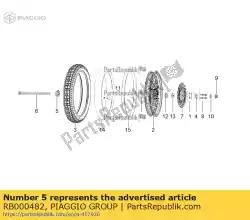 Here you can order the snelheidsaandrijving from Piaggio Group, with part number RB000482: