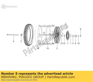 Piaggio Group RB000482 snelheidsaandrijving - Bottom side