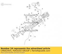 Aprilia CM002905, Fascetta, OEM: Aprilia CM002905