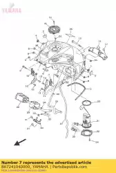 Here you can order the tank bracket assy from Yamaha, with part number B67241040000: