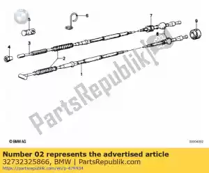 bmw 32732325866 cup - Bottom side