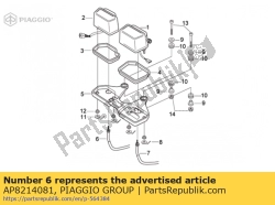 Aprilia AP8214081, Toerenteller kabel, OEM: Aprilia AP8214081