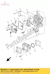 Aqui você pode pedir o conjunto de cabeça de cilindro em Yamaha , com o número da peça 5RU111011000: