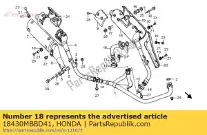 honda 18430MBBD41 rura, rr. dawny. - Dół