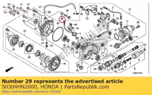 Honda 50304HN2000 col, fr. carter d'engrenage - La partie au fond