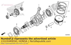 honda 13103HR0F00 piston (o.s. 0.50) - Bottom side