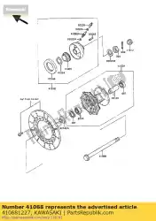 Ici, vous pouvez commander le essieu, fr kmx125-a1 auprès de Kawasaki , avec le numéro de pièce 410681227: