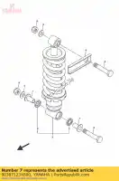 90387123X600, Yamaha, collar (3sx) yamaha  ajs xj xvs  600 650 1992 1993 1994 1995 1996 1997 1998 1999 2000 2001 2002 2004 2005 2006 2009 2010 2011 2014 2015 2016 2017 2018, Nuevo