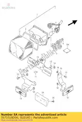 geen beschrijving beschikbaar van Suzuki, met onderdeel nummer 3573310D00, bestel je hier online: