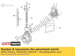 Aprilia AP8176043, Pino cônico x2 / 2 