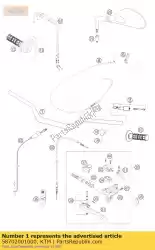 Qui puoi ordinare manubrio alu duke 2002 da KTM , con numero parte 58702001000: