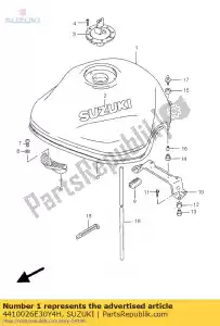 Suzuki 4410026E30Y4H réservoir, carburant - La partie au fond