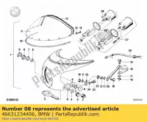 bmw 46631234406 eccentric - Bottom side