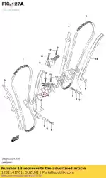 spanner, nokkenasketting voorzijde van Suzuki, met onderdeel nummer 1281141F01, bestel je hier online: